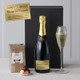 Personalised birthday gift set featuring a custom-labeled champagne bottle with ‘Happy 50th Birthday Michael O'Connell,’ a MUNDUS VINI Gold award seal, luxury Butlers Irish chocolate box, and a champagne flute, elegantly arranged for celebration. Personalised birthday gift set featuring a custom-labeled champagne bottle with ‘Happy 50th Birthday Michael O'Connell,’ a MUNDUS VINI Gold award seal, luxury Butlers Irish chocolate box, and a champagne flute, elegantly arranged for celebration.